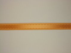 Atlasová jednobarevná stuha se vzorem 1,3cm/20m