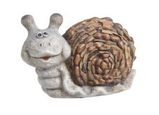 Dekorace figurka hlemýžď 19cm - polyresin