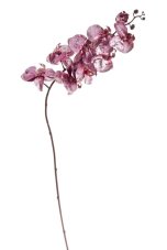 Umělá orchidej na stonku květ 9cm, dl.100cm