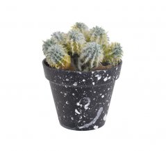 Umělý mini kaktus v květináči H9cm