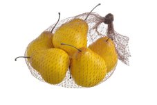 Dekorace na aranžování umělé hrušky  6,5cm∅x12cmH