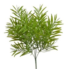 Umělá dekorativní zeleň 38 cm – zelená