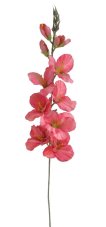 Umělá rozkvetlá gladiola, květ Øcca8cm/dl.78cm
