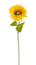 Umělá slunečnice žluto-oranžová 48 cm