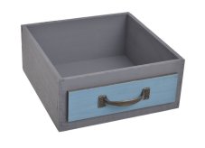 Dřevěný šuplík na aranžování s igelitem uvnitř 24cmLx24cmWx10,5cmH