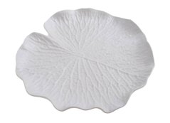 Dekorace tác na aranžování ve tvaru listu 31cm x 31cm
