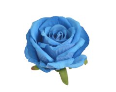 Velká hlavička umělé polorozvité růže Ø 8cm, 6ks, barva 57