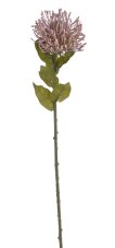 Umělá rostlina kvetoucí bodlák Leucospermum  12cm/73cm