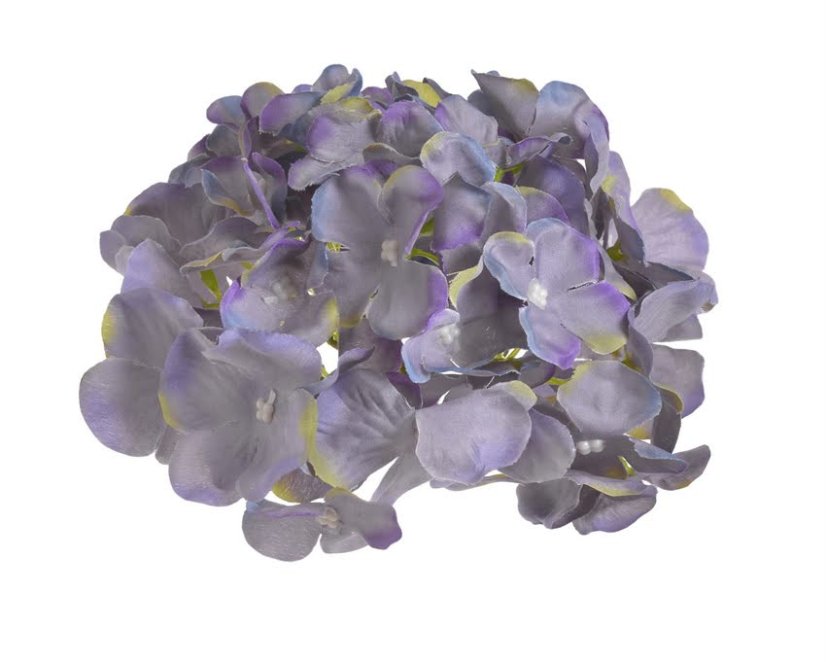 Umělá hlavička hortenzie, hlava Ø 14cm - 6ks