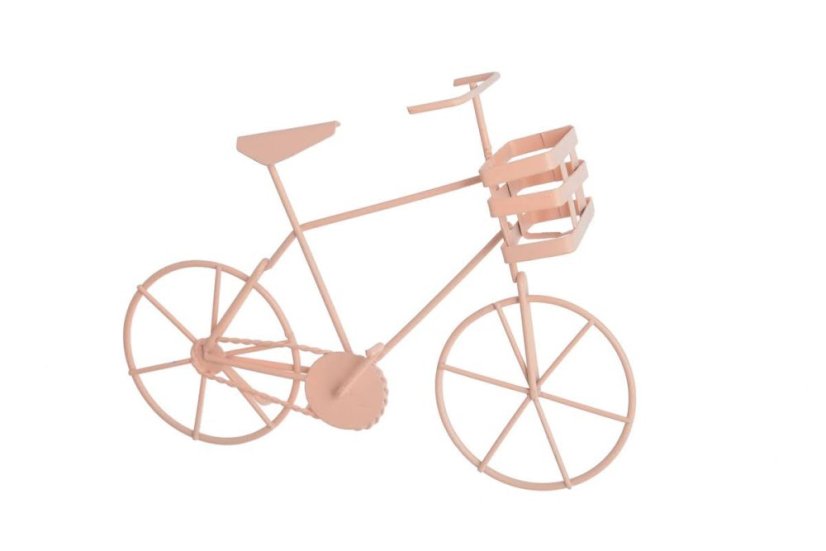 Dekorace kovové jízdní kolo 18cmL x 4,2cmW x 13cmH