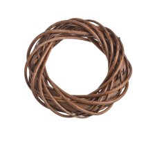 Proutěný věnec z různých druhů proutí Ø 20cm/tl.5cm