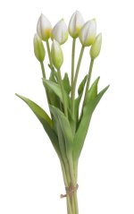 Svazek plastových tulipánů 5ks dl. 43cm