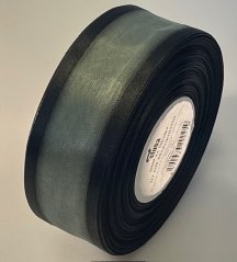 Smuteční atlasová stuha 4cm/25m