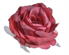 Velká hlavička umělé růže Ø 10cm - 6ks