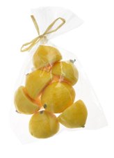 Umělé půlky citronů .4cm∅x3cmH.- 8ks