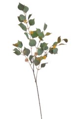 Umělá větev s listy a plody dl. 92cm
