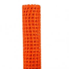 Přírodní tužená barvená juta š.50cm/dl.5m - oranžová