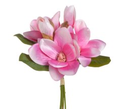 Kytice umělých magnolií  3+2, dl. 32cm