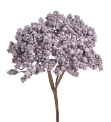 Svazek polystyrenových kuliček na větvičkách, kuličky Ø 0.8cm/dl. celkem 25cm - 4ks