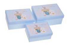 Sada dárkových krabiček 17,5x12,5x6,5cm 20x14x8cm 22,5x16x9,5cm. - 3ks