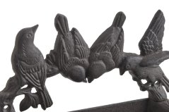 Dekorace litinové krmítko pro ptáčky.24,5cmL x 12cmW x 16cmH