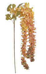 Umělá kvetoucí převislá větvička vistárie dl. 138cm