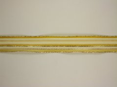 Plátnová stuha s monofilem, metaloplastem a drátek 2,5cm/25m