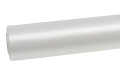 Saténový běhoun  šířka 16 cm/dl. 9m - bílá 001