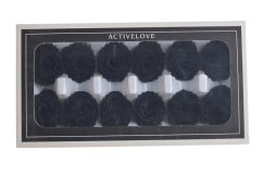 Přírodní stabilizované hlavičky růží 3,5cmØx4cmH - 12ks