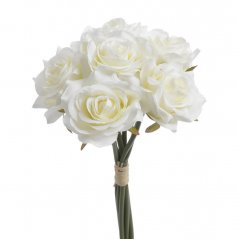 Umělá růže svazek 6 stonků, hlavička Ø 7cm, dl.celkem 23 cm_01
