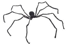 Velký závěsný pavouk na Halloween 45 cm