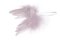 Závěsná křídla z přírodního barveného peří, 14 cm - růžová