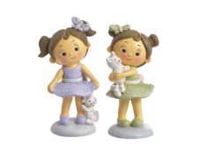 Dekorace figurka děcko 6cm - mix druhů - polyresin