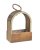 Dřevěná nádoba s igelitem uvnitř  12cmL x 20cmW x 26,5cmH - závěs
