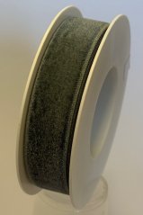 Sametová jednobarevná stuha 25mm/5m