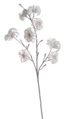 Vánoční dekorace větvička s 8 bodláky dl. 73cm - zápich