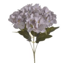 Kytice umělých hortenzií s lístky dl.celkem 29cm