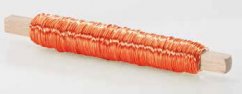 Aranžovací barevný měkký drátek Ø 0.5mm - 50m - orange