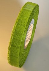 Jednobarevná tkaná stuha s monofilem a vlascem 2,5cm/25m