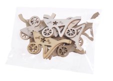 Dřevěné zahradnické kolečko 5,5 cm, tl. 0,3 cm - 12ks