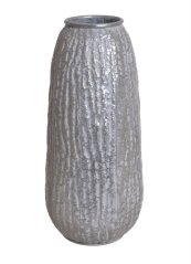 Dekorace plechová barvená váza H49,5cm..23,5cm∅