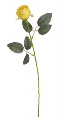 Umělá rozkvetlá růže na stonku, hlavička Ø 5,5cm/celkem dl.58cm, barva B8
