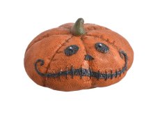 Halloween dýně z polyresinu, 8 cm x 6 cm x 4,5 cm