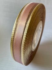 Atlasová stuha s monofilem, metaloplastem a vlascem 15mm/25m