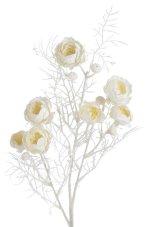 Umělý rozkvetlý rananculus dl.75cm
