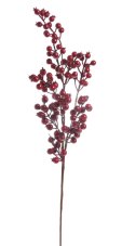Umělá větvička hlohu , kuličky Ø 1,5cm/dl. 80cm
