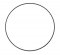 Drátěný kruh na aranžování ∅ 30 cm, tl. 0,4cm