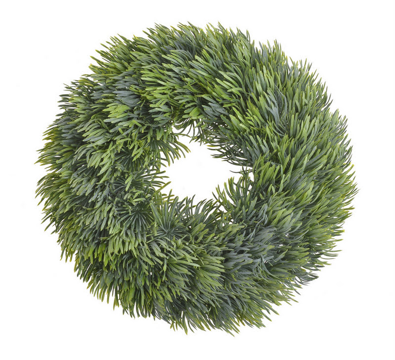 Dekorační věnec u umělého chvojí Ø 30cm