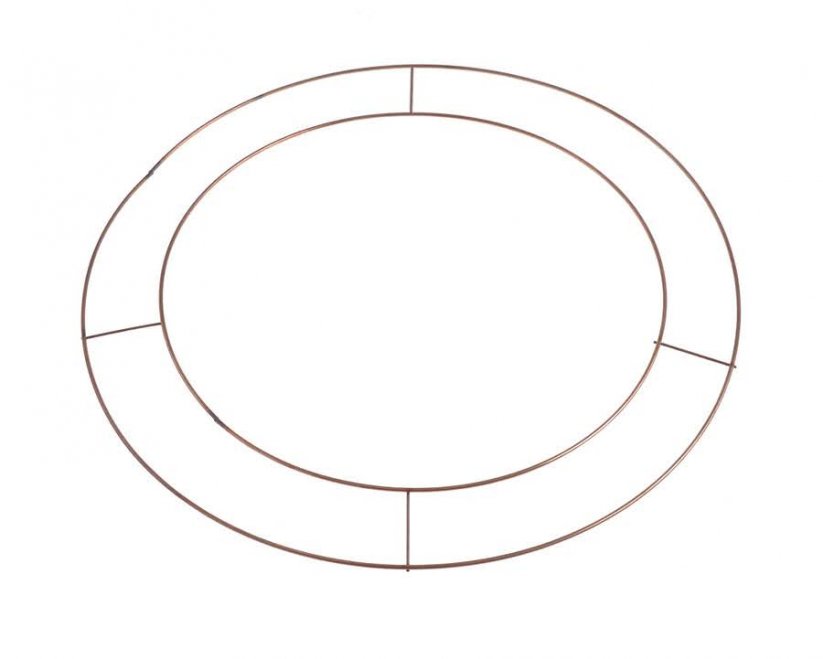 Drátěný dvojitý kovový kruh ∅ 35,5cm x tl. 0,2cmW