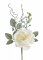 Květ umělé růže s doplňky a lístky, květ Ø 8cm, zápich dl. 25cm_02